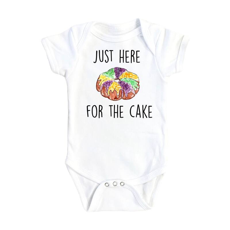 Mardi Gras - Baby Boy Girl Clothes Infant Bodysuit Funny Cute Newborn - Blue - 0-3M