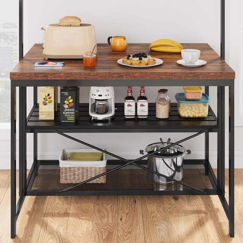 42"/47"Kitchen Island with Storage
