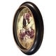 preview thumbnail 9 of 16, Copper Grove Kaffir 12-inch Classic Kitchen Round Clock - 12 x 2 x 12 - 12 x 2 x 12