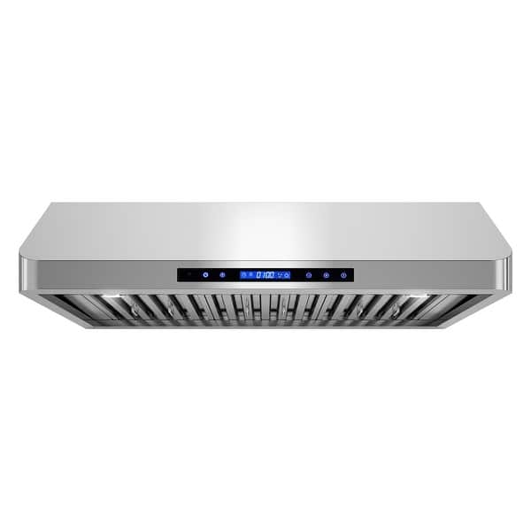 slide 2 of 12, Cosmo 36 in. Ducted Under Cabinet Range Hood with 500 CFM, 4 Speeds