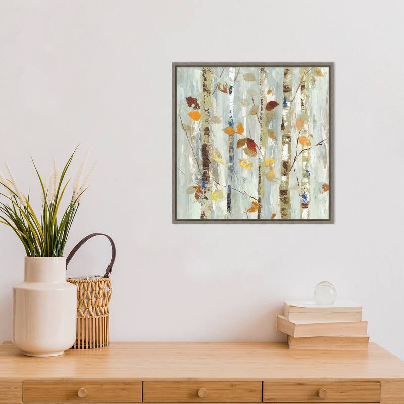 Autumn Petals (Leaves) by Allison Pearce Framed Canvas Art