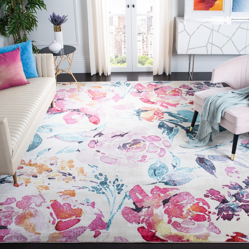 SAFAVIEH Lillian Maralyn Abstract Floral Rug