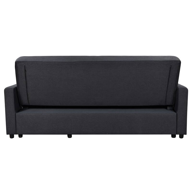 Upholstered Sofa Bed with Adjustable Backrest
