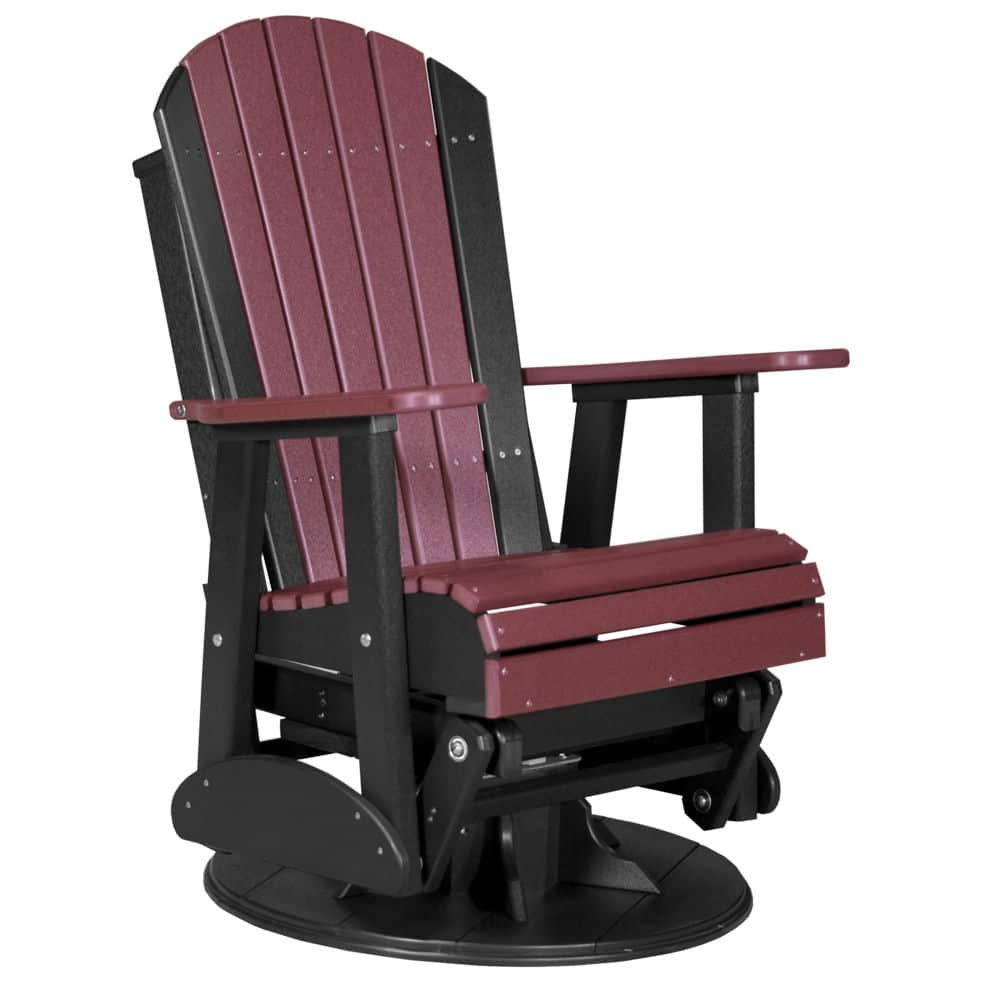 Poly Lumber Adirondack Swivel Glider Chair
