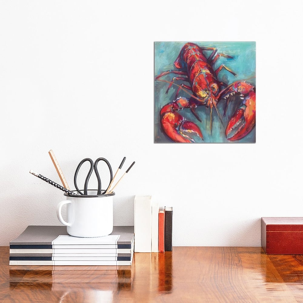 iCanvas "Lobster" by Jeanette Vertentes Canvas Print