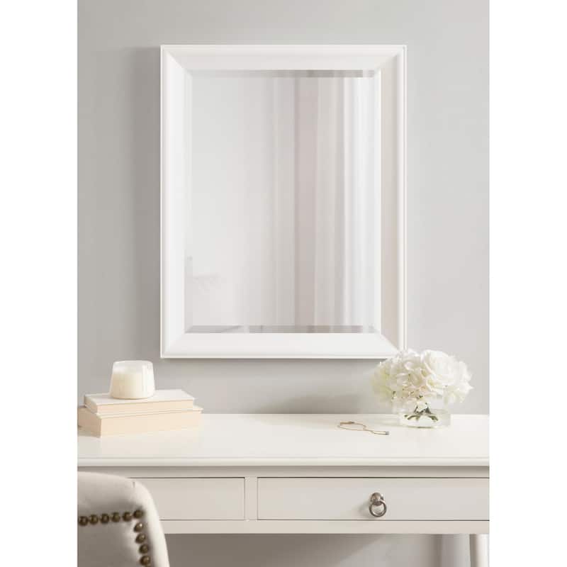 Kate and Laurel Kalla Rectangle Bathroom Wall Mirror