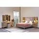 preview thumbnail 1 of 9, Eray 4-piece Bedroom Set (Bed Frame + Headboard+ 2 Nightstand + Dresser With Mirror) King