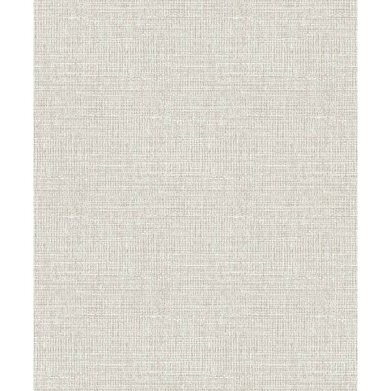 Seabrook Designs Aureline Faux Non-Woven Unpasted Wallpaper - 20.9 in W x 33 ft. L - Grey Mist