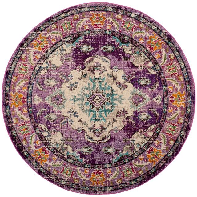 SAFAVIEH Monaco Lillie Boho Medallion Distressed Area Rug