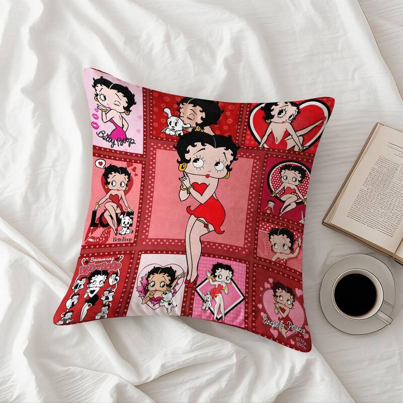 Betty Boop Pillow Cover, Decorative Pillow Cover Cushion Case
