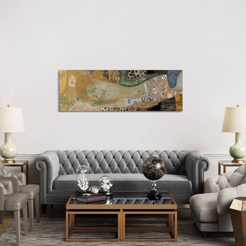 iCanvas "Sea Serpents, Detail II" by Gustav Klimt Canvas Print