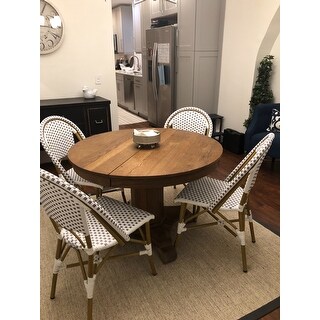 Safavieh Salcha Grey Indoor/ Outdoor Stackable Chair (Set of 2)