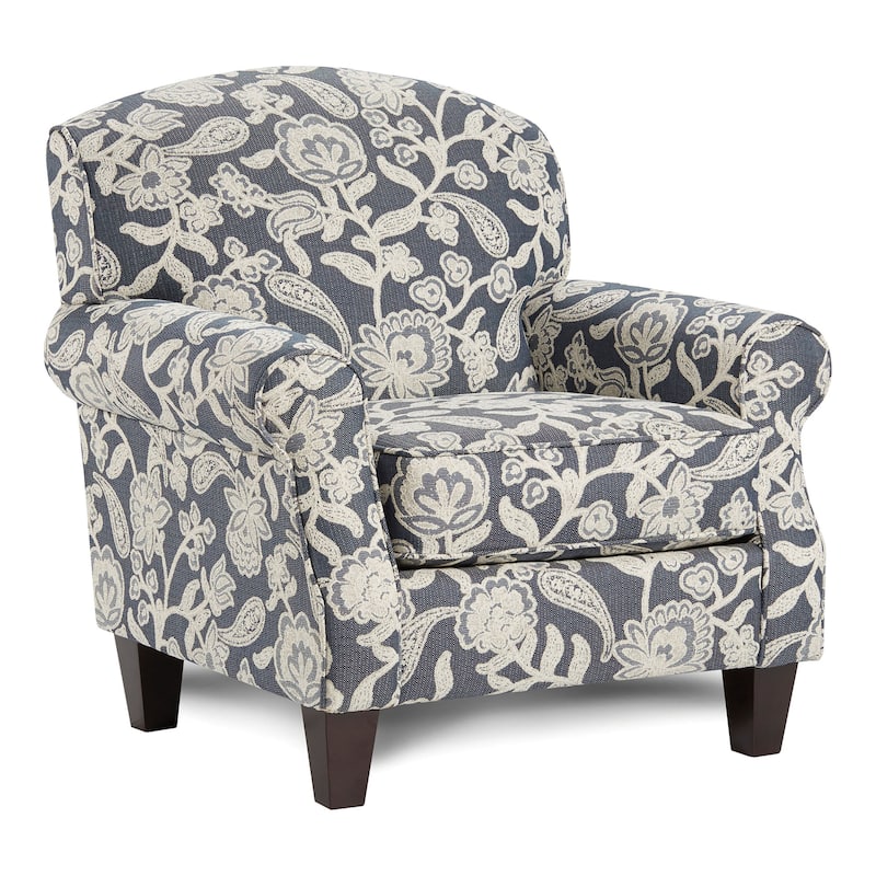 Kilmettin Transitional Chenille Floral Pattern Armchair by Furniture of America - Floral Multi