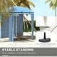 preview thumbnail 7 of 20, 5.8' x 5.8' Cabana Umbrella with Walls,Vents,Carry Bag,Beach Umbrella