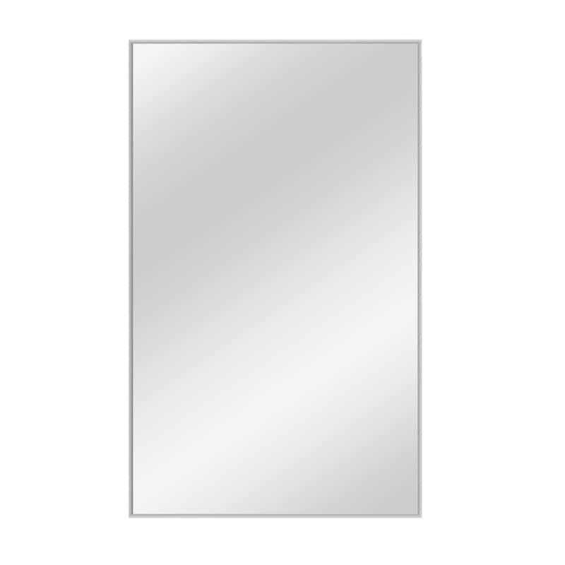 HomeRoots 51" Silver Metal Framed Accent Mirror