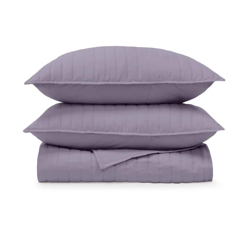 Jennifer Adams Vertical Stripes 3pc. Quilt Set