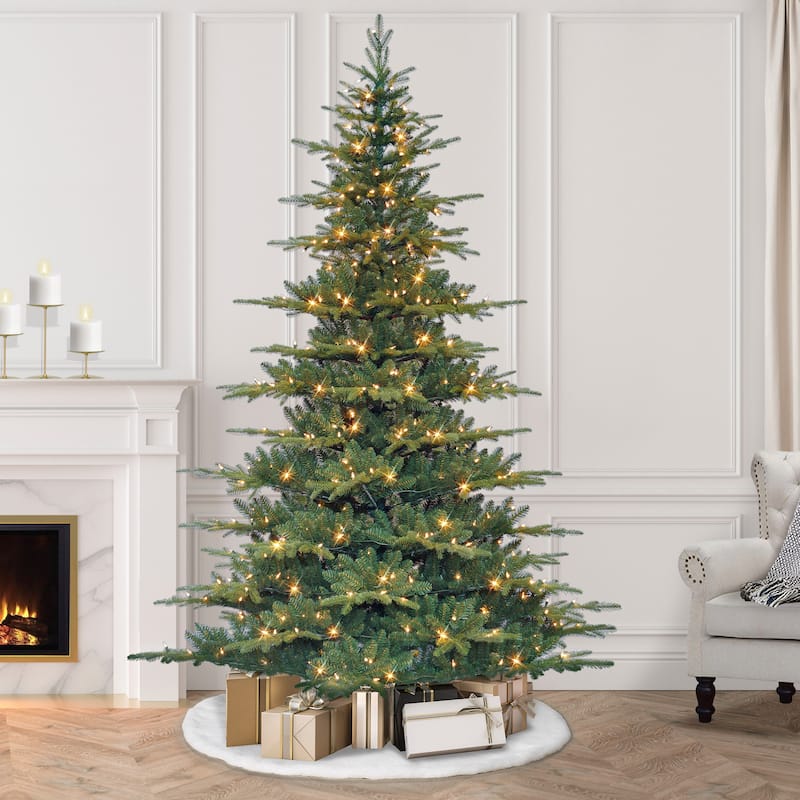 Puleo International 7.5 ft. Pre-Lit Artificial Utah Fir Tree - Green