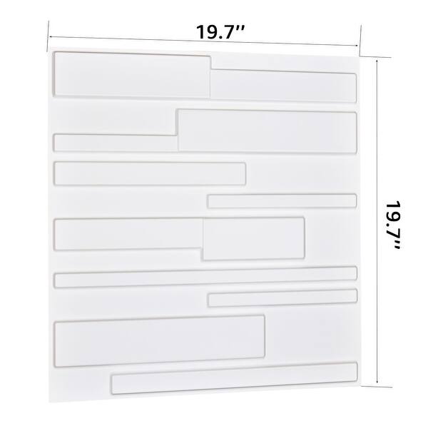 Art3d 3D Wall Panels PVC Crossed lines Design (32 Sq.Ft) - Bed Bath ...