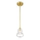 preview thumbnail 10 of 9, Crystorama Lighting Group GRG-1040 Gregory 5" Wide Mini Pendant /