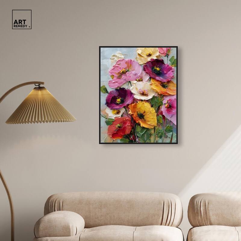 Floral Texture II Canvas by Art Remedy