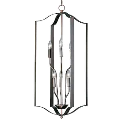Maxim Provident 6 Light 18" Wide Taper Candle Pendant