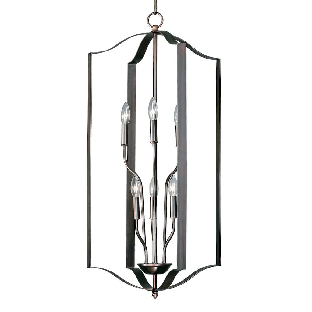 Maxim Provident 6 Light 18" Wide Taper Candle Pendant