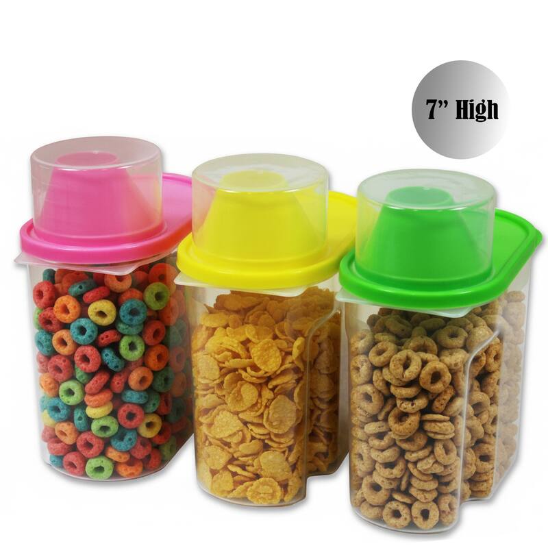 BPA-Free Food Storage Containers with Lid - Perfect for Storing Flour, Sugar, Grains, Rice, Cereals, and Baking Supplies - small