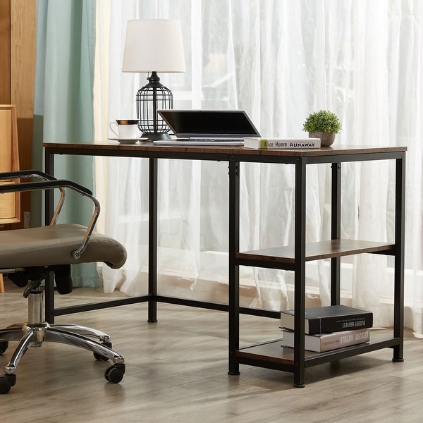 CO-Z 47.2" Home Office Computer Desk with Wooden Storage Shelves. Opens flyout.