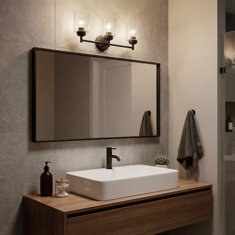 Kichler Lighting Winslow 3-Light Vanity Light Black