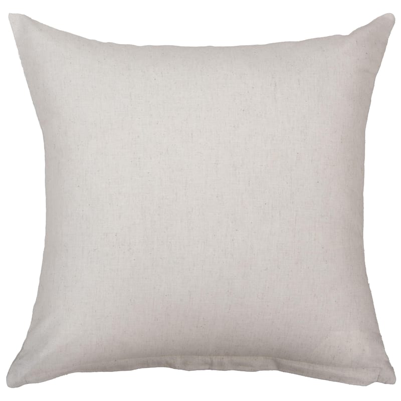 Rizzy Home Natural/Brown Blocked Striped Throw Pillow
