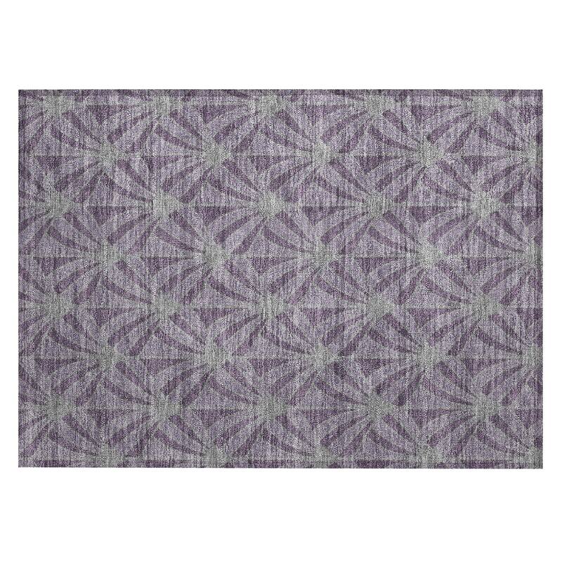 Machine Washable Indoor/ Outdoor Casual Kim Chantille Rug