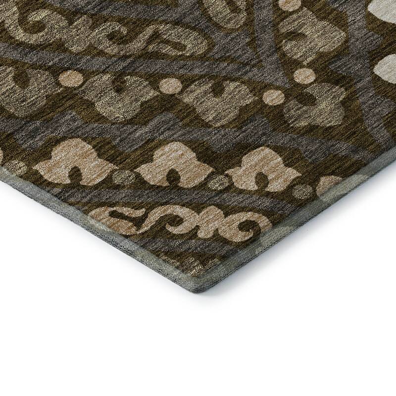 Premium Washable Super Soft Diamond Medallions Mayfield Rug