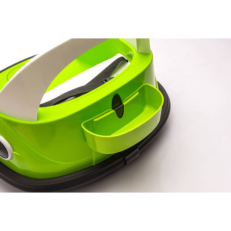12V Ride On Bumper Car W/Remote Control, LED Lights, Vehicle Body With Anti-Collision Padding Five-Point Safety Belt