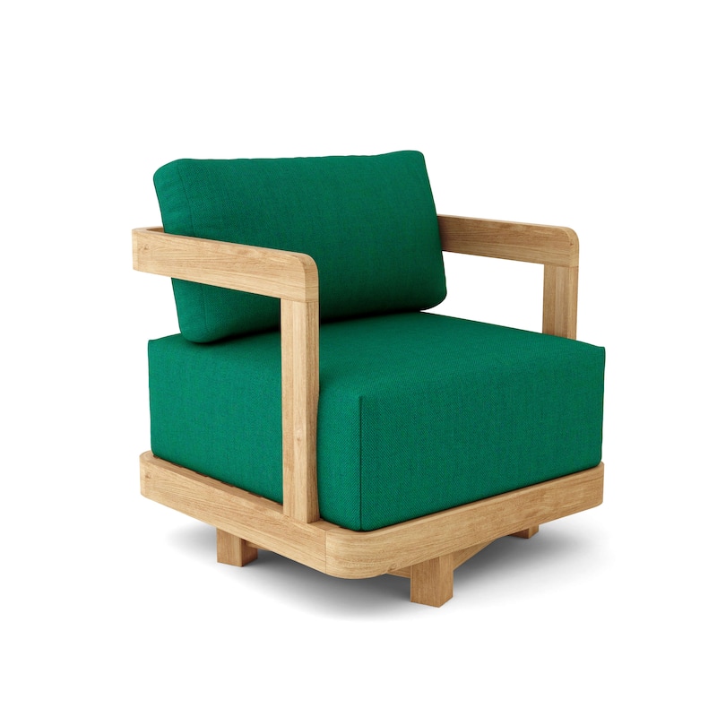 Granada Swivel Armchair - Forest Green