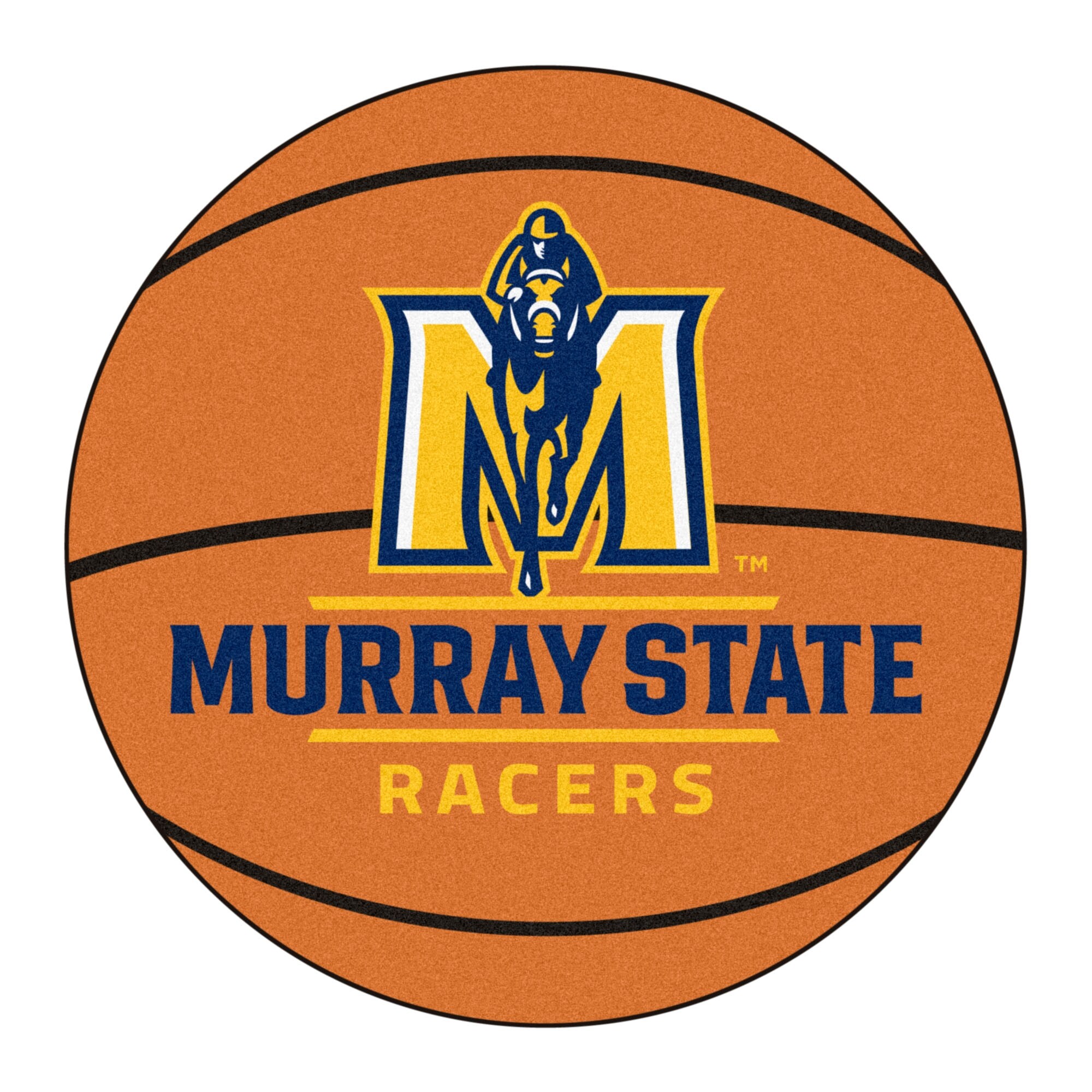 Shop Ncaa Murray State University Racers Basketball Shaped Mat