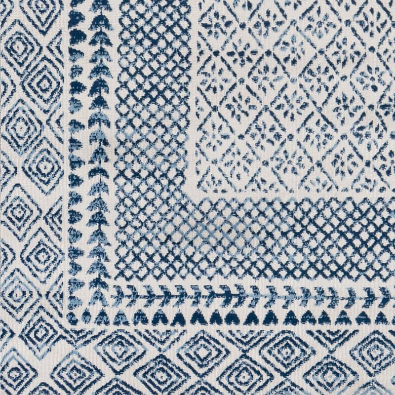 Livabliss Vanessa Tribal Border Area Rug