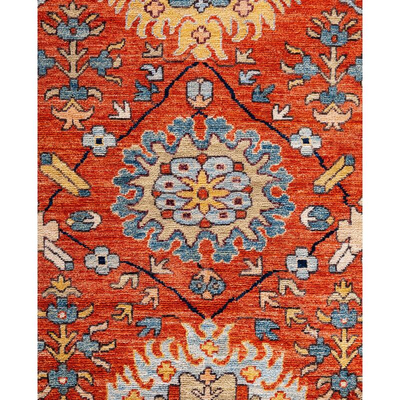 Serapi One-of-a-Kind Hand-Knotted Area Rug - Red - 8' 11" x 11' 9"