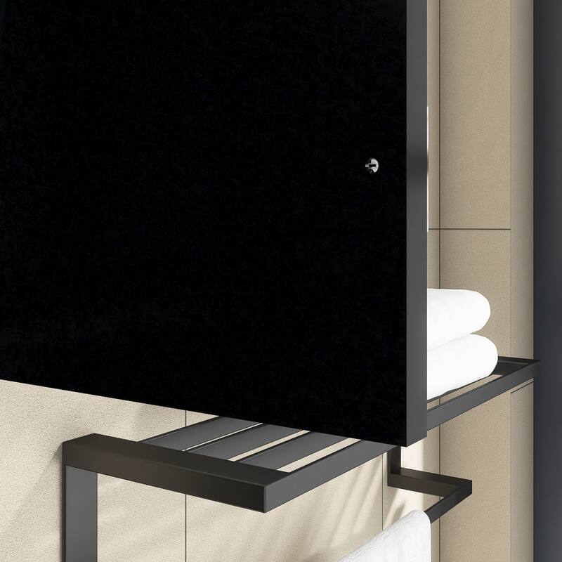 29'' x 28'' Modern Wall Mounted Medicine Cabinet with Mirror - 30" x 7"