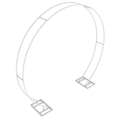Large Round Metal Wedding Arch Backdrop Stand for Events