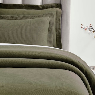Superior Peploi Cotton Matelasse Bedspread and Sham Set