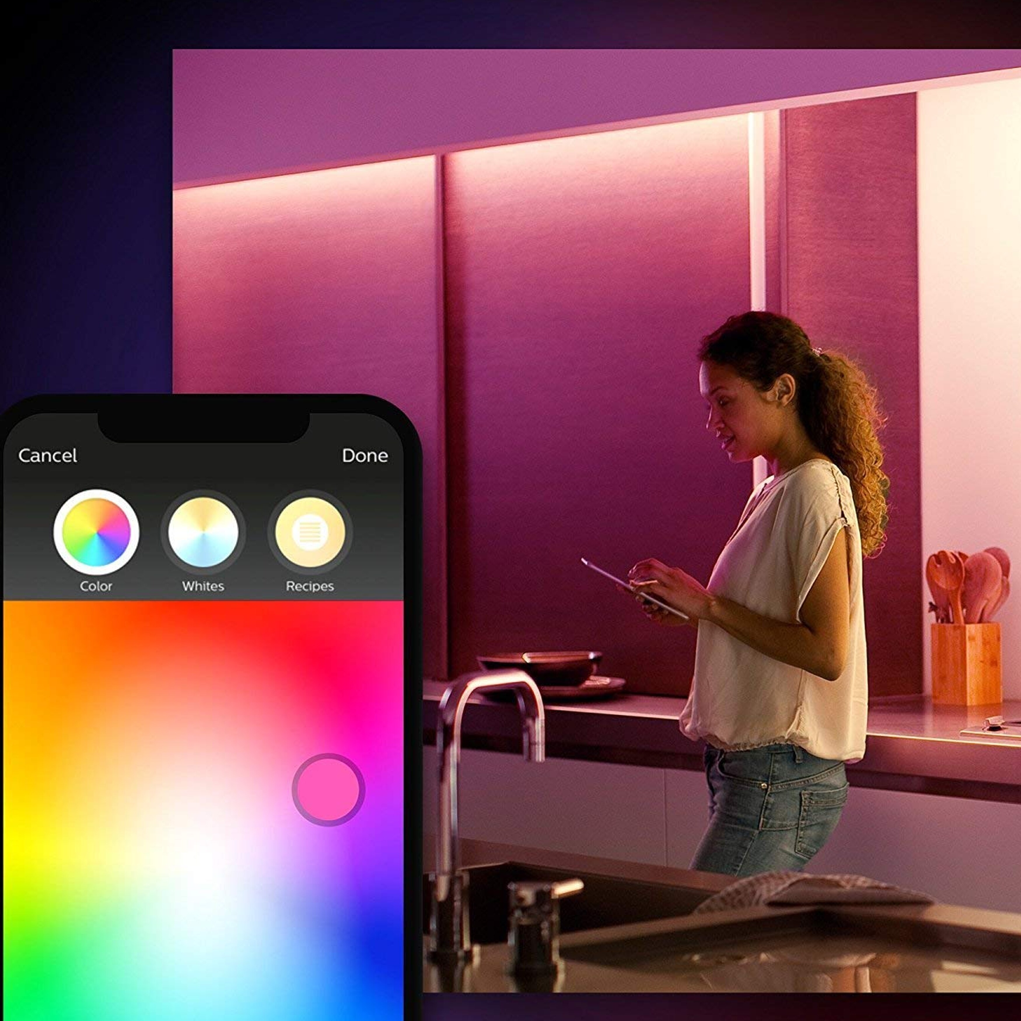 Philips Hue Lightstrip Plus (Base, 6.6') Philips Hue Lightstrip Plus (Base, 6.6')