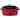 NESCO 4816-12, Roaster Oven with Porcelain Cookwell, Red, 6 quart, 750 watts