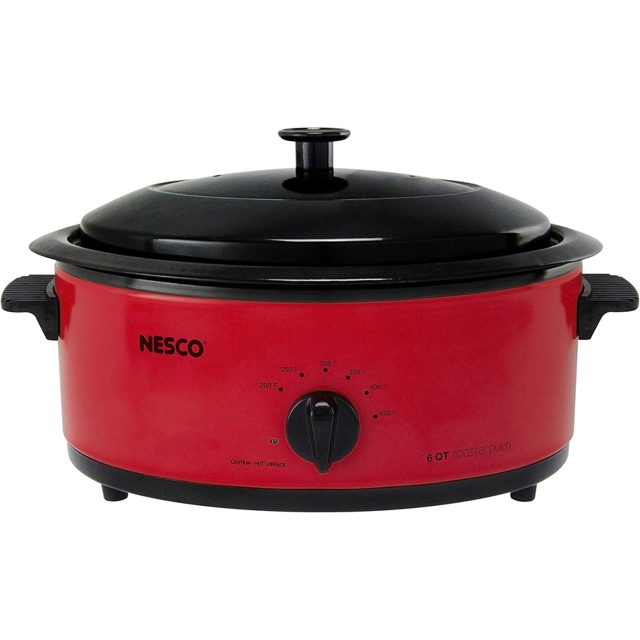 Nesco 6 Quart Roaster Oven Red