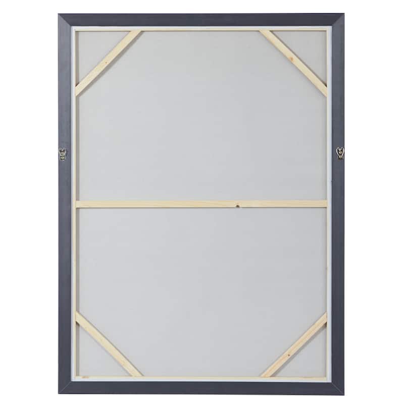 CosmoLiving by Cosmopolitan Canvas Glitter Flakes Geode Living Room Framed Wall Art with Gold Frame