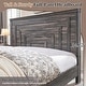 preview thumbnail 19 of 53, Farmhouse Wood Bed Frame with 54" Tall Headboard, 2 Large Drawers