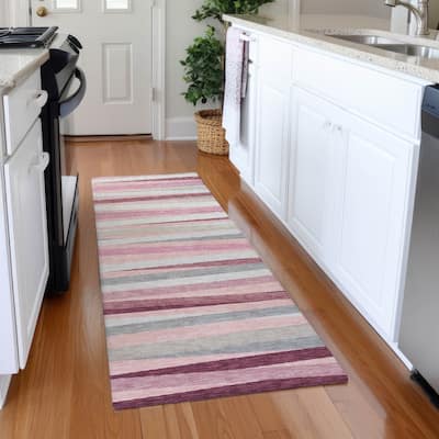 Premium Washable Super Soft Modern Stripes Mayfield Rug