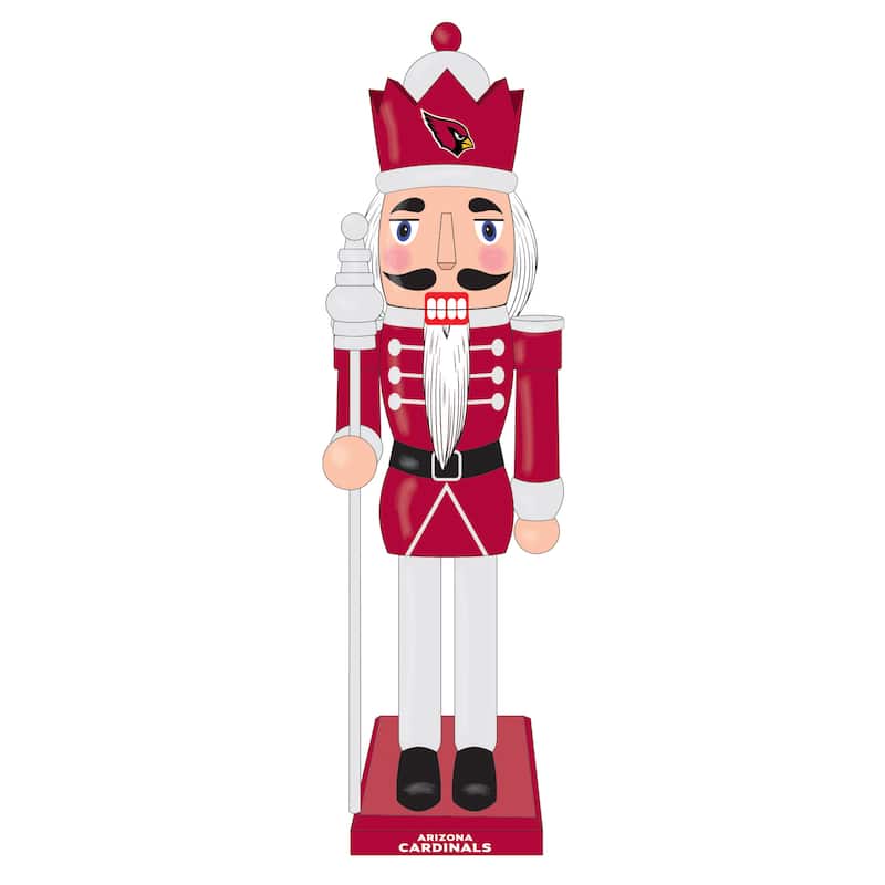 Nutcracker Statue, Arizona Cardinals - 4.53''W x 4.53''H x 13.78