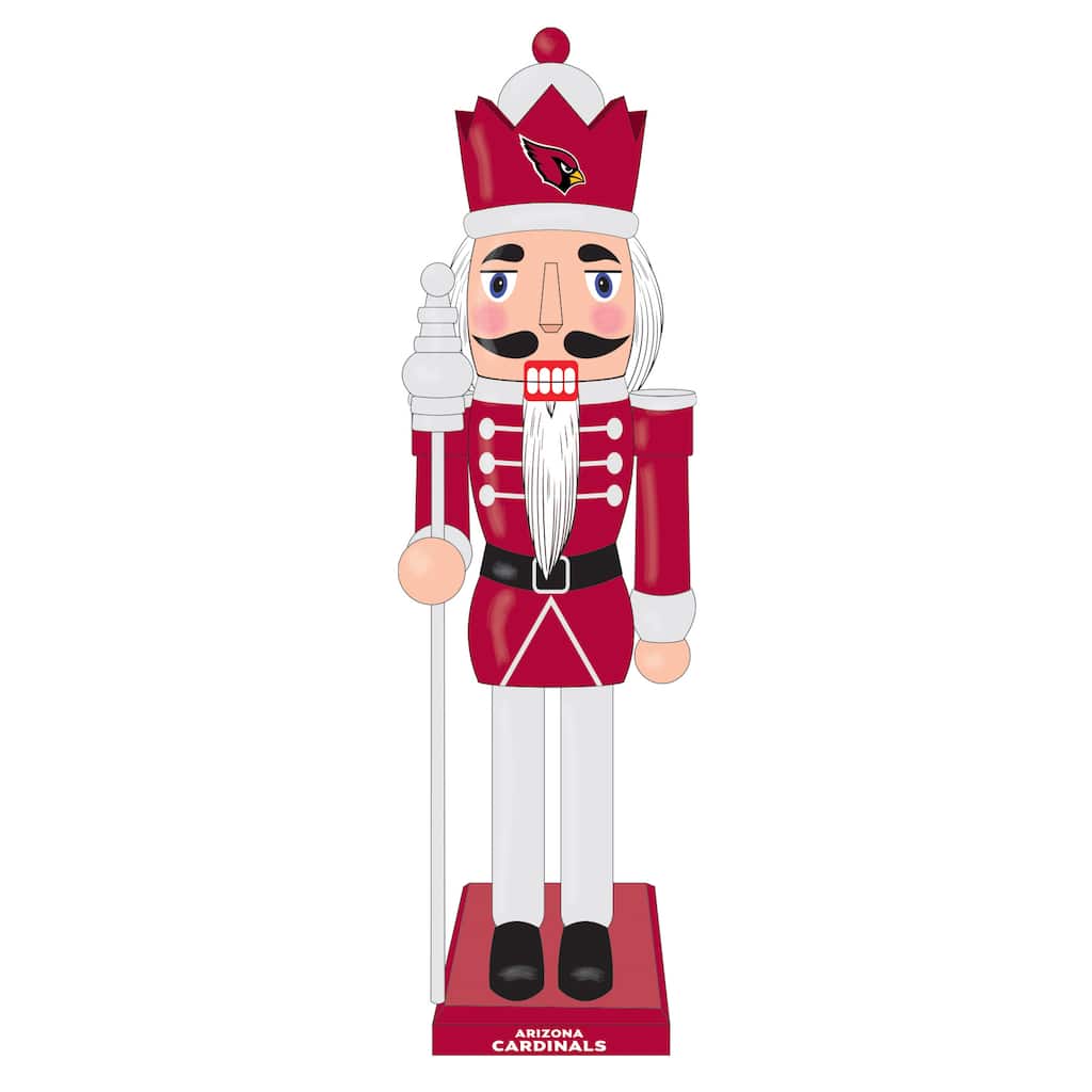 Nutcracker Statue, Arizona Cardinals - 4.53''W x 4.53''H x 13.78