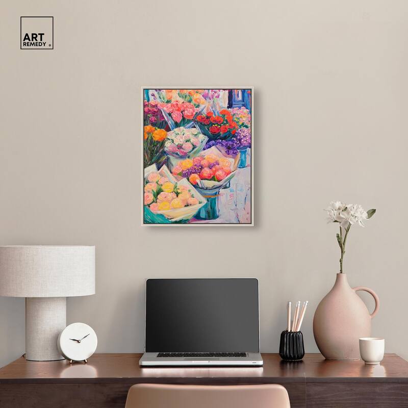 Market Blooms II Canvas by Art Remedy