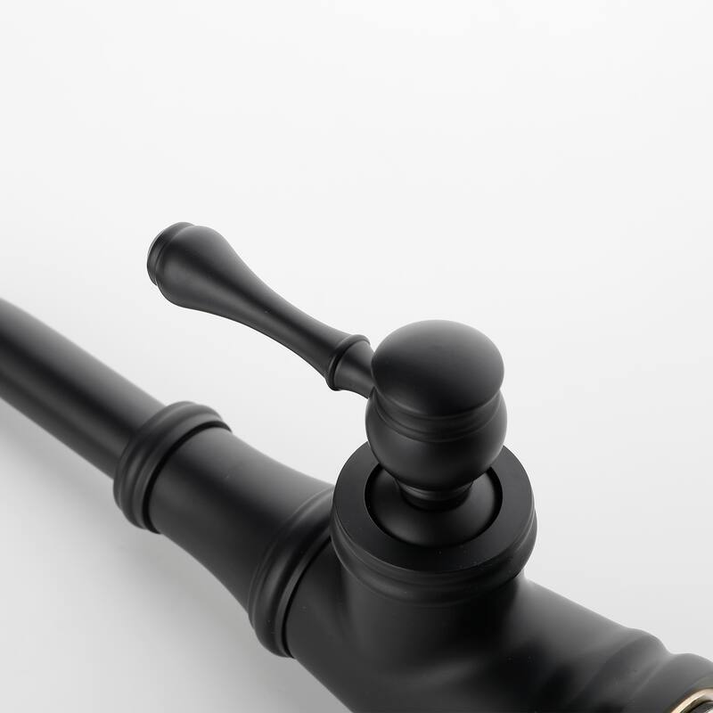 10.9"H Solid Brass Single-handle Bathroom Sink Faucet